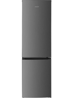 Muhler NFC180IE Ψυγειοκαταψύκτης 253lt Υ180xΠ54xΒ60cm Inox