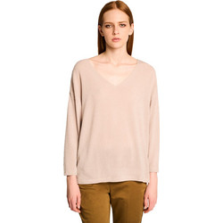 Staff Sandy Γυναικεία Πλεκτή Μπλούζα με V Λαιμόκοψη Nude 63-205.050.Ν0033