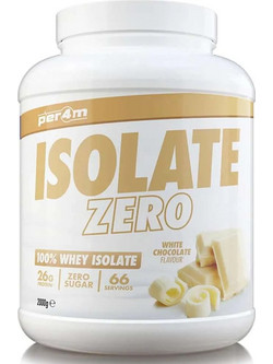 Per4m Isolate Zero White Chocolate Πρωτεΐνη Ορού Γάλακτος Γράμμωσης 2kg
