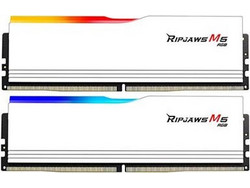 G.Skill Ripjaws M5 RGB 32GB (2X16GB) DDR5 RAM 5200MHz C40 White
