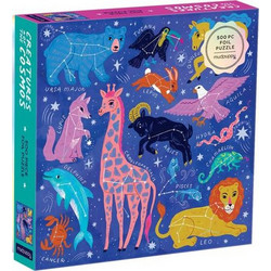 Puzzle Mudpuppy Πλάσματα των Αστερισμών 500 Κομμάτια
