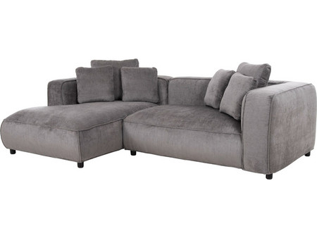 HomeMarkt Grace Γωνιακός Καναπές Αριστερή Γωνία Γκρι 252x160x90cm HM3280.03L