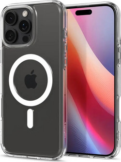 Spigen Ultra Hybrid MagSafe Back Cover Transparent / White (iPhone 16 Pro)