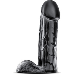 Blush Jet Brutalizer Ρεαλιστικό Dildo με Βεντούζα & Όρχεις 38cm Μαύρο