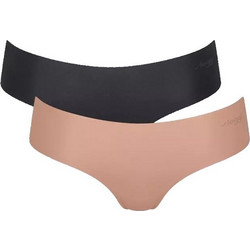 Sloggi Zero Microfiber 2.0 Γυναικεία Μποξεράκια Χωρίς Ραφές 2Pack 10215257-M004