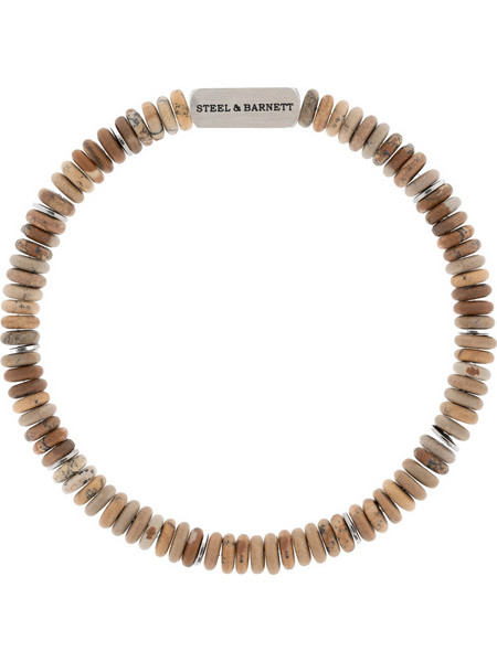Steel & Barnett Two Tone Ανδρικό Βραχιόλι από Ατσάλι SBTT004