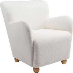 Woodwell Μπερζέρα Λευκή Aroma Ε7123,1