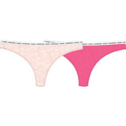 Calvin Klein Βαμβακερά Γυναικεία String 2Pack 000QD3788E-1CR