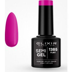 Elixir Semigel 1385 Flirt Ημιμόνιμο Βερνίκι Νυχιών 8ml