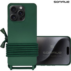 Sonique Carryhang Back Cover Dark Green (iPhone 15 Pro)