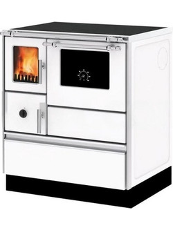 Alfa Plam Dominant 70 White Ατσάλινη Ξυλόσομπα με Φούρνο 6.3kW