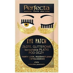 Perfecta Gold Glitter Eye Patches για Αντιγήρανση 2τμχ