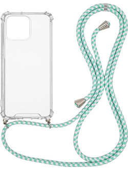 Sonique Strap Back Cover Transparent / Rainbow Veraman (iPhone 13 Pro)