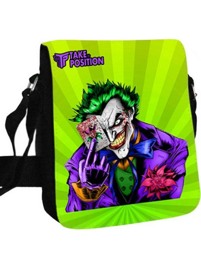 Takeposition Joker 26 Ανδρική Τσάντα Ώμου / Χιαστί Lime 984-1207
