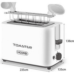 Hoomei 811277 Φρυγανιέρα 2 Θέσεων 700W