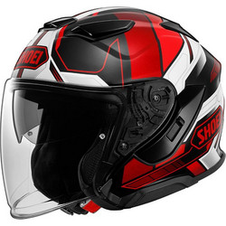Shoei J-Cruise 3 Whizzy TC-1 Black White Red Κράνος Μηχανής Jet 1400gr