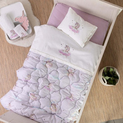 Borea Cloud Βρεφικό Πάπλωμα Κούνιας 140x110cm Λιλά