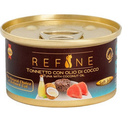 Refine Adult Sterilised with Tuna & Coconut Oil in Jelly 85gr