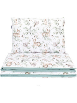 MAMO-TATO Deer Σετ Κούνιας White/Khaki 2τμχ