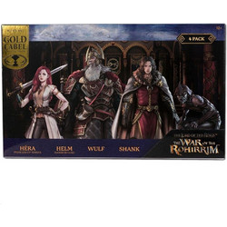McFarlane The Lord Of The Rings War Of The Rohirrim Hera, Helm, Wulf, Shank 4-Pack 10cm
