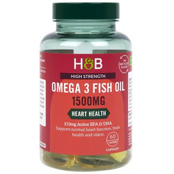 Holland & Barrett Omega 3 Ιχθυέλαιο 1500mg 60 Κάψουλες