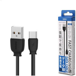 Remax RC-134 USB-A to USB-C 1m Black RC-134A