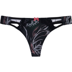 Dorina Dolce Γυναικείο String με Δαντέλα Μαύρο D000173MI007-BK0003