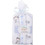 Interbaby Bear Πάνες Αγκαλιάς Γαλάζιες Λευκές 80x80cm 3τμχ