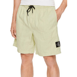 Calvin Klein Ανδρική Βερμούδα Λινή Βεραμάν J30J325475