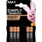 Duracell Simply AAA 5τμχ Duracell Simply AAA 5τμχ