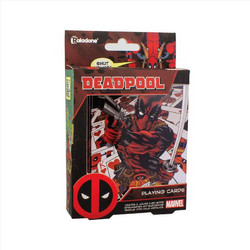 Paladone Marvel Deadpool Τράπουλα Πλαστικοποιημένη Κόκκινη PP5168DPL