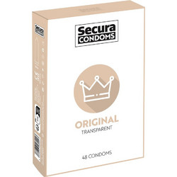 Secura Original Transparent Προφυλακτικά με Λιπαντικό 48τμχ