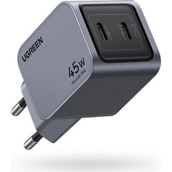 Ugreen X707 Nexode Pro Φορτιστής χωρίς Καλώδιο με 2 Θύρες USB-C 45W Power Delivery