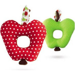 Fashy Little Stars Apple Υφασμάτινη Κουδουνίστρα Κρίκος για Νεογέννητα