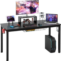 Costway Gaming Γραφείο Ξύλινο 155x60x94cm HW63510
