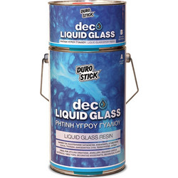 Durostick Deco Liquid Glass Ρητίνη Υγρού Γυαλιού 2 Συστατικών 5kg
