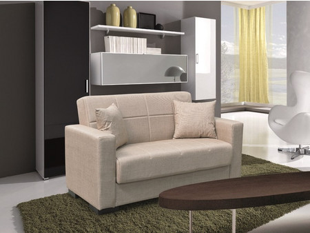 Zita Plus Rover Διθέσιος Καναπές Κρεβάτι Μπεζ 210x80x75cm 40.0311