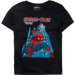 Losan Spiderman Παιδικό T-Shirt Κοντομάνικο Μαύρο LKBAP030325019