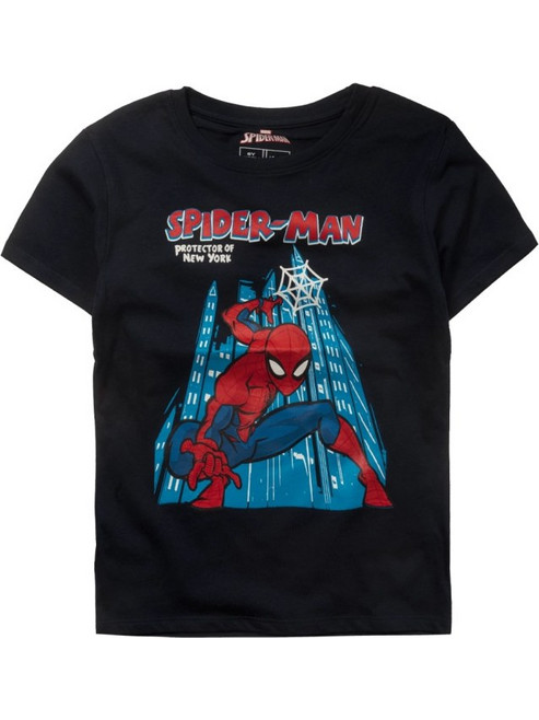 Losan Spiderman Παιδικό T-Shirt Κοντομάνικο Μαύρο LKBAP030325019
