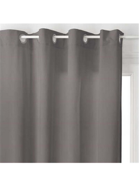 Plastona Κουρτίνα Παραθύρου με Τρουκς 140x260 07.146202L Γκρι
