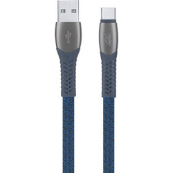 Rivacase Braided USB-A to USB-C 1.2m Blue BL12