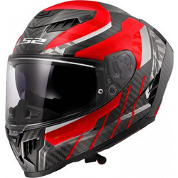 LS2 FF807 Dragon Trax Red Κράνος Μηχανής Full Face 1400gr