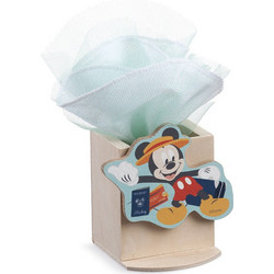 Parisis Μπομπονιέρα Βάπτισης Μολυβοθήκη Mickey Mouse Travel από Ξύλο ΝΑ280