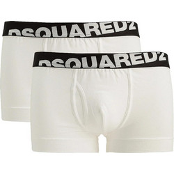 Dsquared2 Ανδρικά Μποξεράκια Σετ 2Pack Λευκά DCXC90030-100