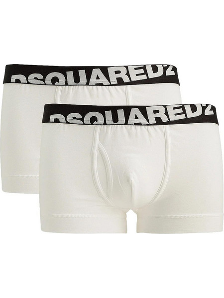 Dsquared2 Ανδρικά Μποξεράκια Σετ 2Pack Λευκά DCXC90030-100