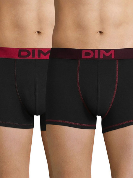 Dim Ανδρικά Μποξεράκια Σετ 2Pack Μαύρα D005D-86W