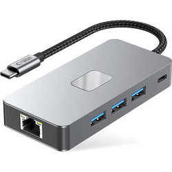 Tech-Protect HB05 USB-C Docking Station με HDMI 4K PD Ethernet