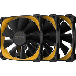 Geometric Future Squama 2505Y Case Fan 120mm με Σύνδεση 4-Pin PWM 3τμχ