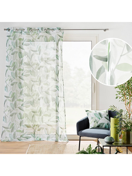 Spitishop Κουρτίνα Παραθύρου Floral με Τρουκς 140x240 Eleonore 1627682