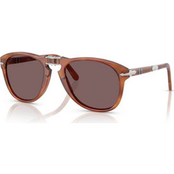Persol PO0714SM 96/53 Ανδρικά Γυαλιά Ηλίου Aviator Κοκάλινα Καφέ με Καφέ Φακό